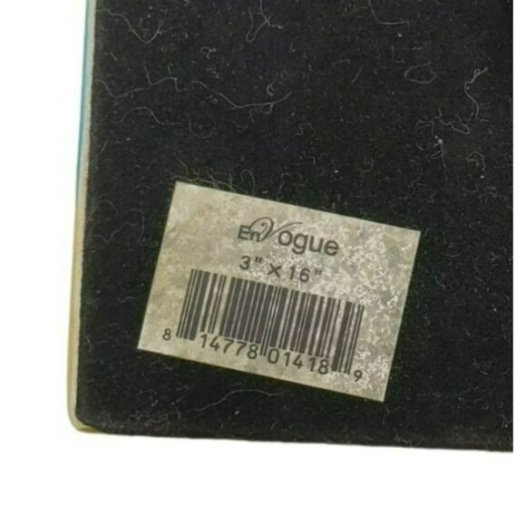 NWT Vtg 90 En Vogue Ceramic Hand-Painted Enamel "Life is Good" Tile Plaque/Video - Picture 7 of 9